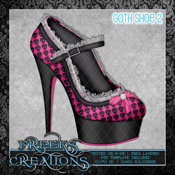 Cute Goth Shoe - Combo Pack - Click Image to Close