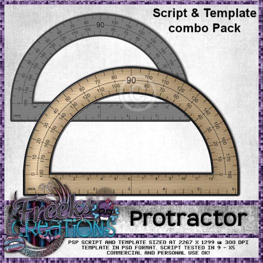 Protractor Combo Pack - Click Image to Close