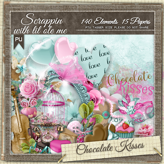 Chocolate Kisses Taggers Kit - Click Image to Close