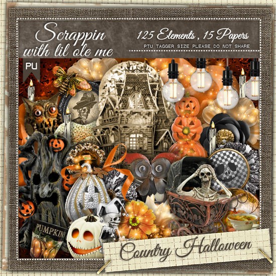 Country Halloween Taggers Kit - Click Image to Close