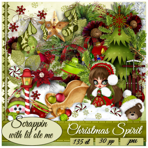 Christmas Spirit Taggers Kit - Click Image to Close