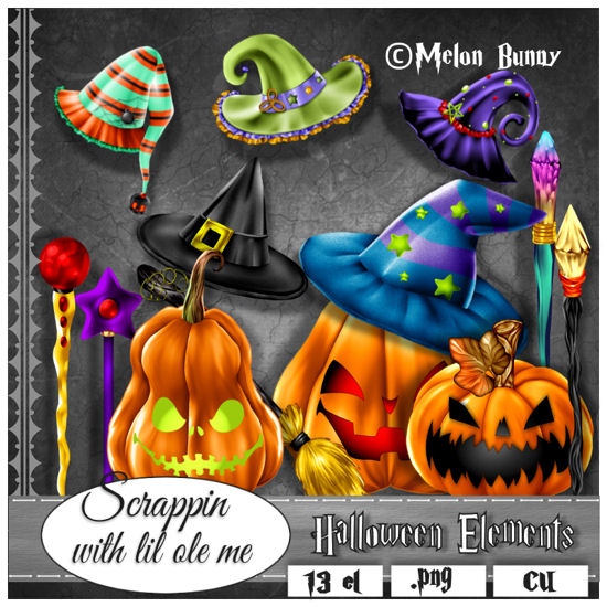Halloween Elements - Click Image to Close