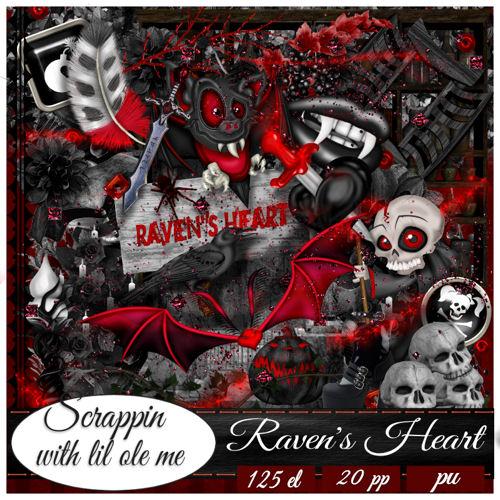 Raven's Heart Taggers Kit - Click Image to Close