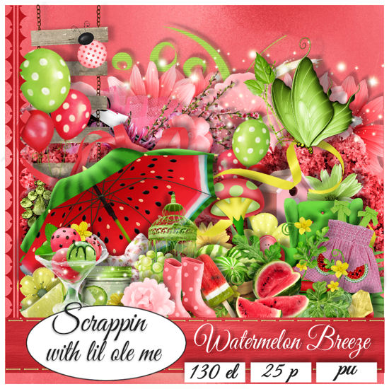 Watermelon Breeze Taggers Kit - Click Image to Close