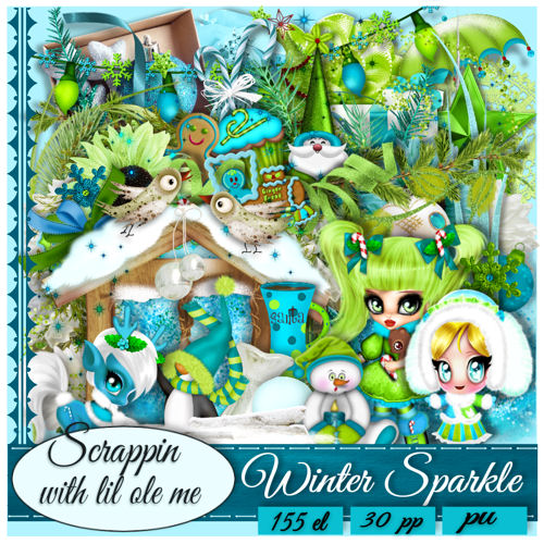 Winter Sparkle Taggers Kit - Click Image to Close